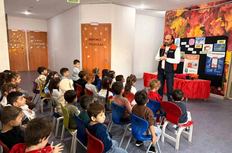 Elazığ’da öğrencilere afet farkındalık eğitimi 