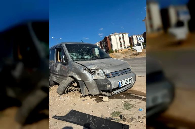 Elazığ’da trafik kazası: 1 yaralı 