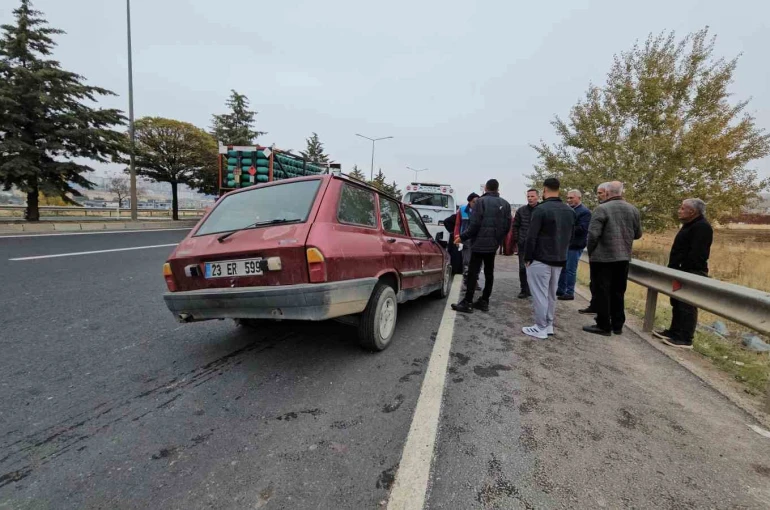 Elazığ’da trafik kazası:2’si ağır 4 yaralı 