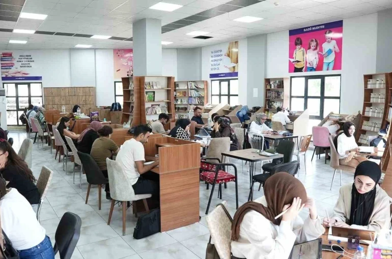 Elazığ’da yılın ilk 6 ayında, 35 bin öğrenci kütüphanelerde ders çalıştı