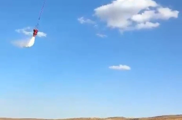 Elazığ’daki kırsal alan yangını söndürüldü 