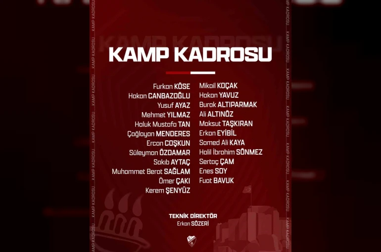 Elazığspor, Bursa’ya 23 futbolcuyla gitti 