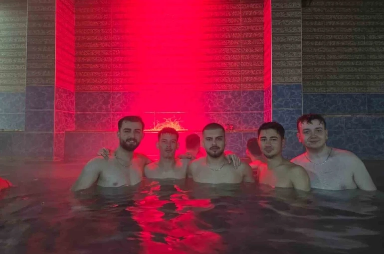 Emet Dereli Kaplıcaları soğuk havalarda da şifa kaynağı oluyor 