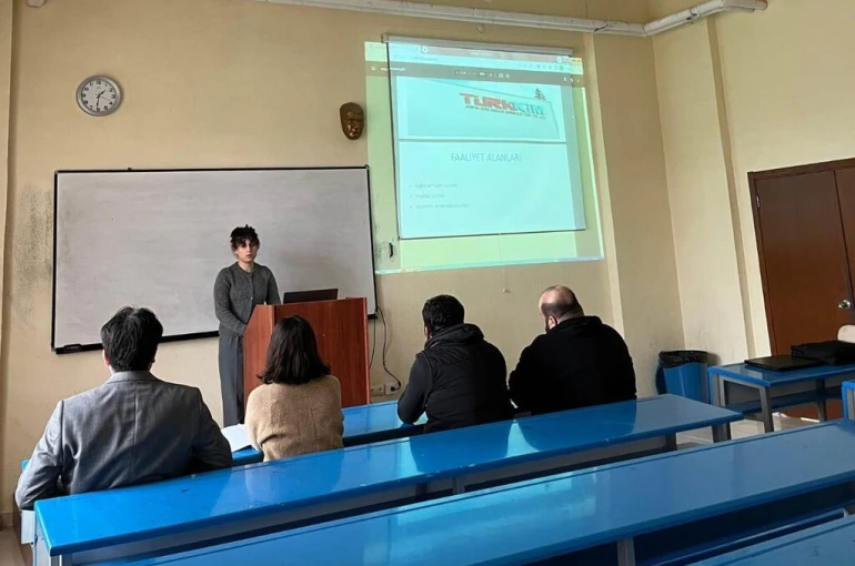 Emet MYO Kimya Teknolojisi öğrencilerinden İME sunumu