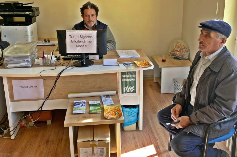 Emet’te üreticiler için Tarım Sigortası Bilgilendirme Masası 