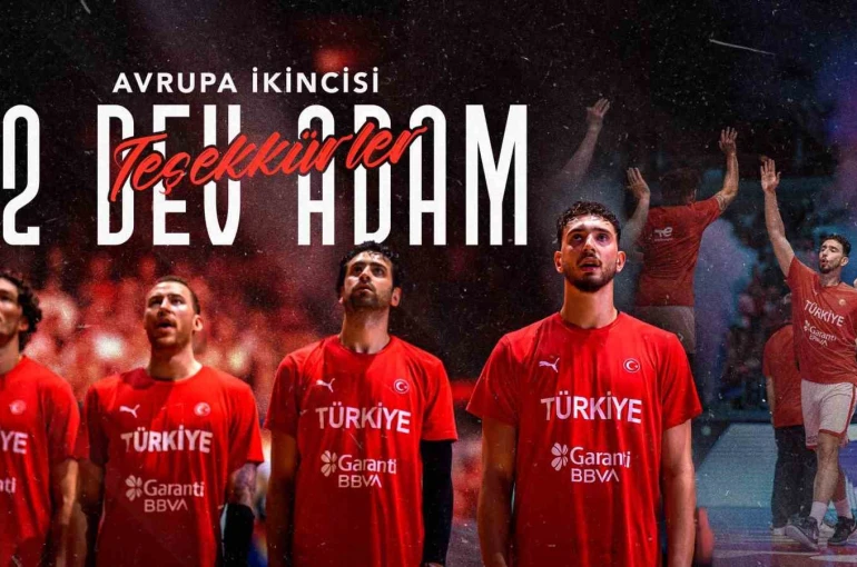 Emine Erdoğan, Avrupa ikincisi olan A Milli Erkek Basketbol Takımı’nı tebrik etti 