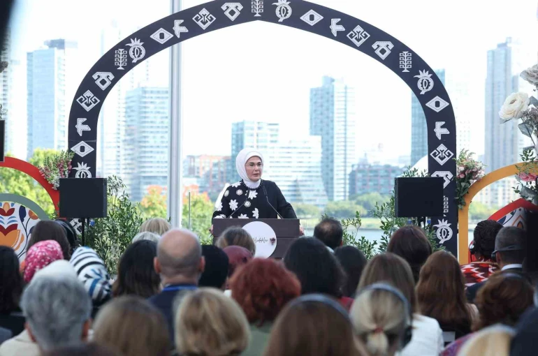 Emine Erdoğan, New York’ta "Anadoludakiler: Kapıların Ardındaki Hazineler" programında konuştu 