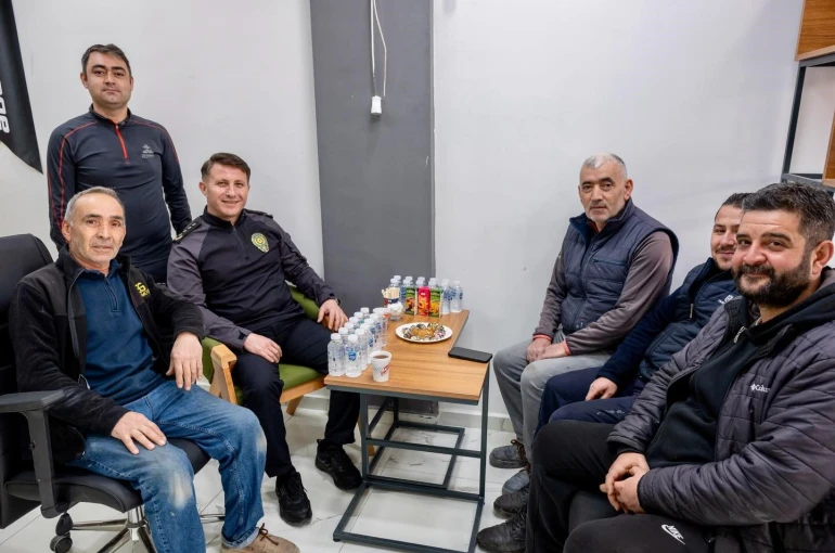 Emniyet Müdürü Çağlar esnafla buluştu 