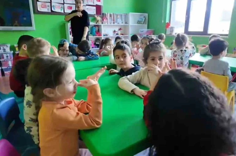 Emniyet personeli çocuklarına yönelik ana sınıfı açıldı