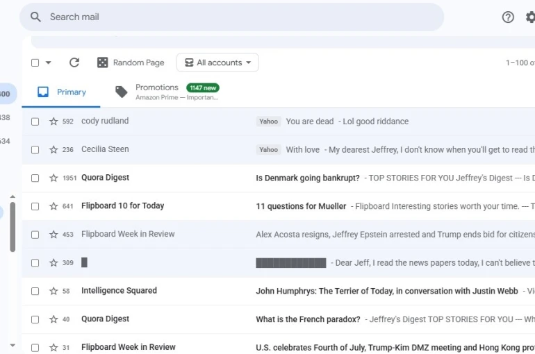 Epstein’e ait e-posta yazışmaları dijital arayüzle erişime açıldı