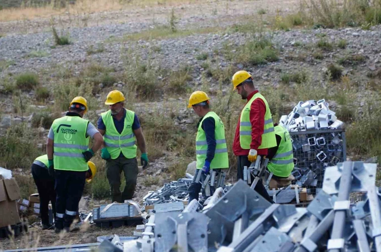 Erciyes’te Türkiye’nin en uzun dağ kızağı için çalışmalar başladı 
