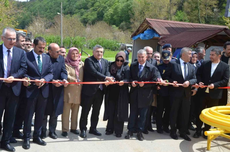 Erfelek doğalgaza kavuşuyor: 135 milyonluk yatırımda ilk kazma vuruldu 