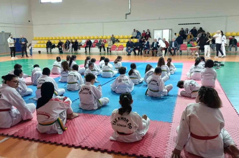 Erfelek’te kuşak sınavı heyecanı