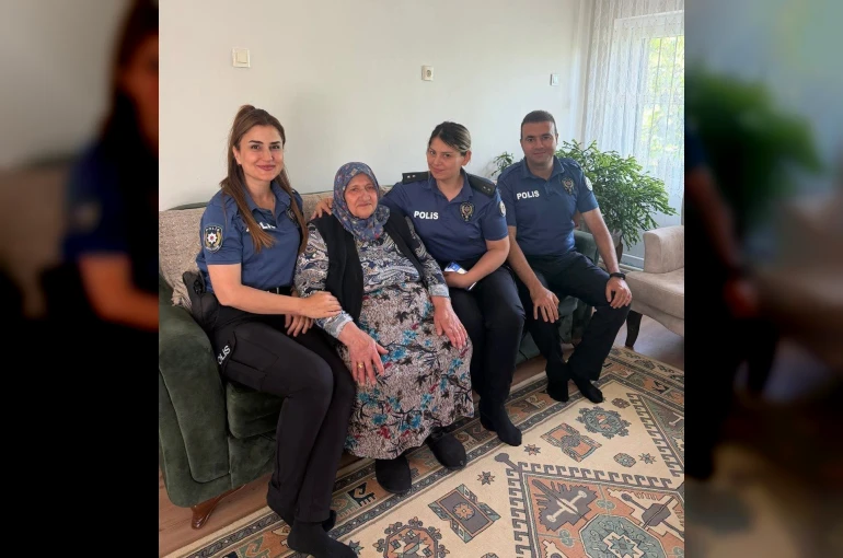 Erzincan Emniyetinden şehit ailesine vefa ziyareti 