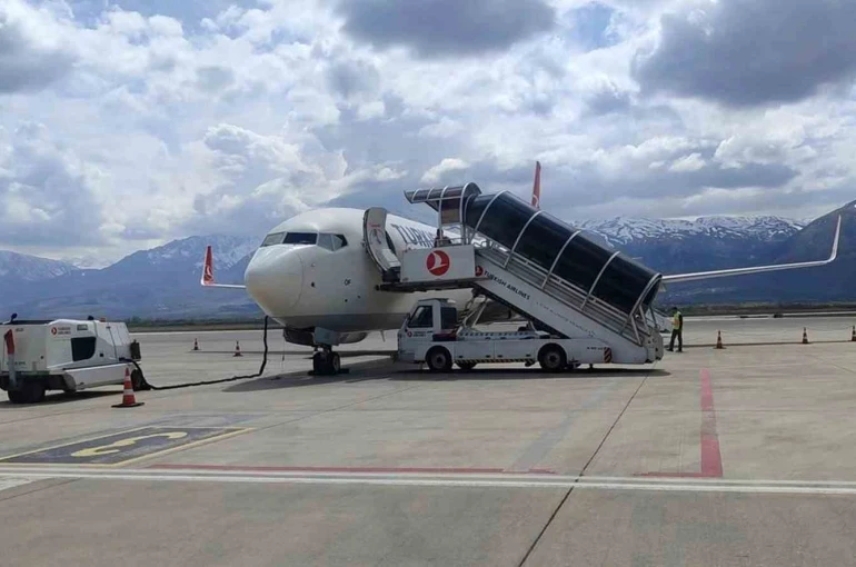 Erzincan Havalimanı temmuz ayında 48 bin yolcuya hizmet verdi