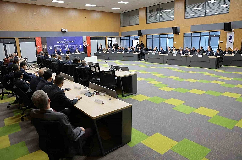 Erzincan’da 2026 yılı 1. İl Koordinasyon Kurulu Toplantısı yapıldı 
