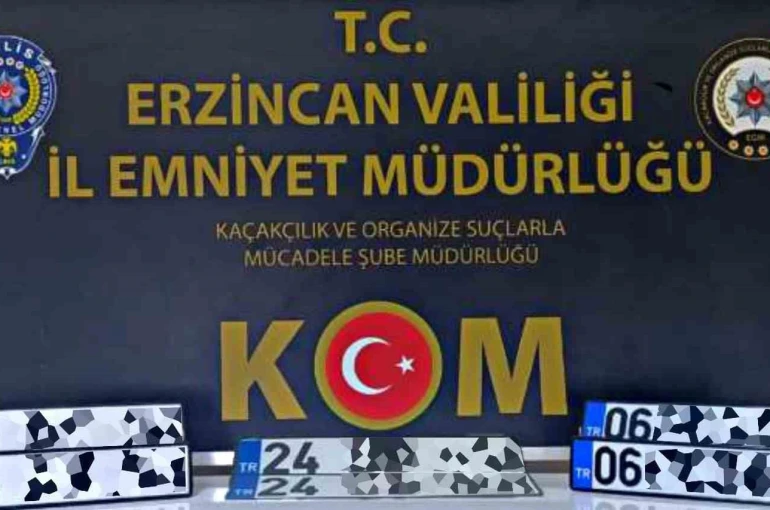 Erzincan’da ’APP plaka’ operasyonu! 5 kişi gözaltına alındı 