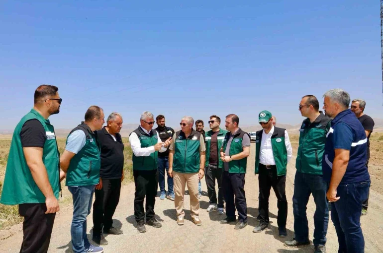 Erzincan’da arazi toplulaştırma çalışmalarına yakın takip
