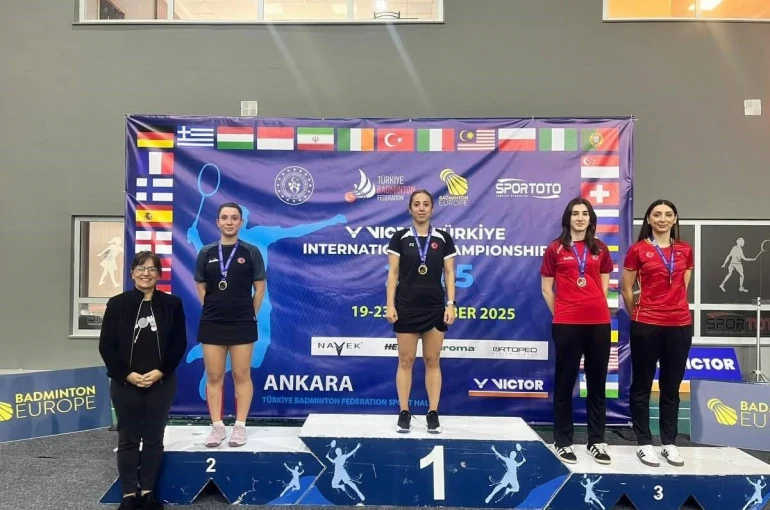 Erzincanlı badmintonculardan uluslararası şampiyonada 3 altın, 2 bronz madalya 