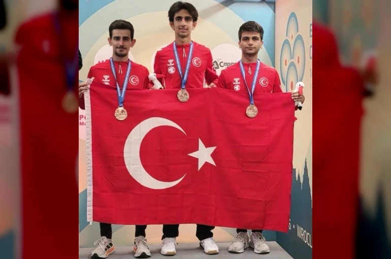 Erzincanlı milli atıcı Avrupa üçüncüsü oldu