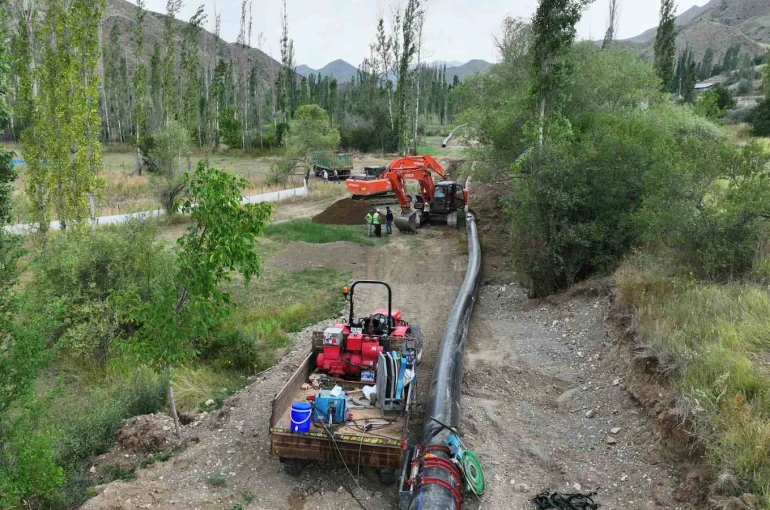 Erzurum’da 6 bin 860 dekar arazi modern sulamaya kavuşuyor 