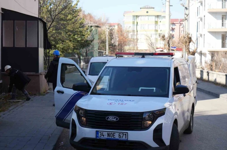 Erzurum’da doğal gaz paniği 