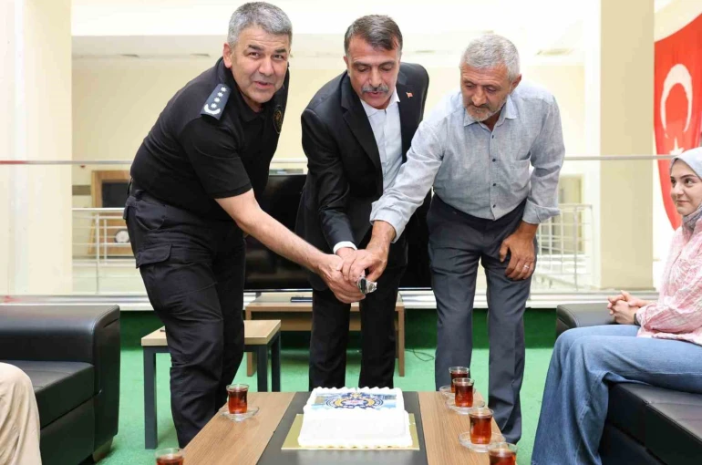Erzurum’da emekli olan polislere vefa