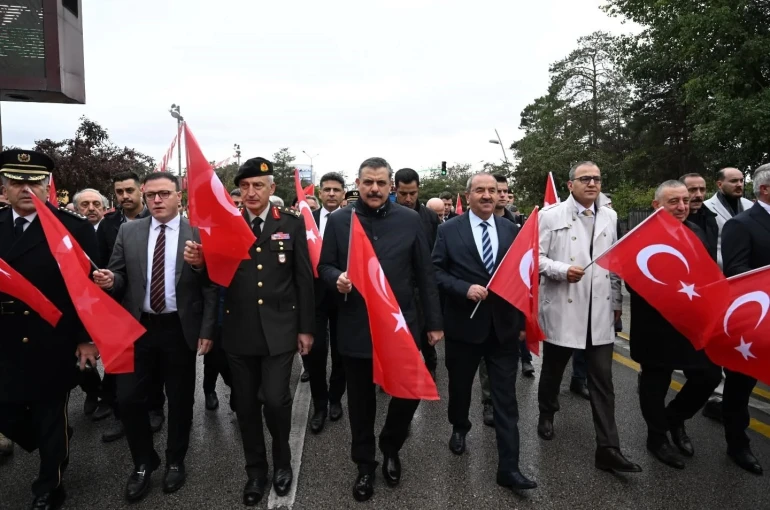 Erzurum’da Gaziler günü dolayısıyla kortej yürüyüşü düzenlendi 