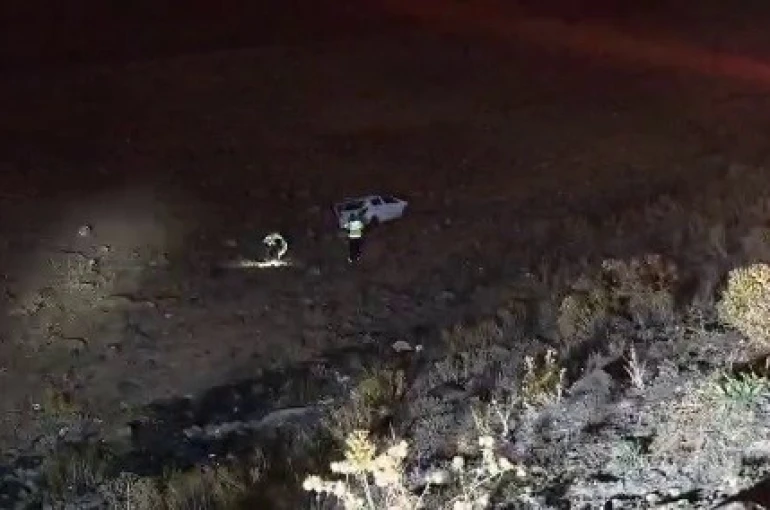 Erzurum’da otomobil 50 metrelik uçuruma yuvarlandı: 1 yaralı 