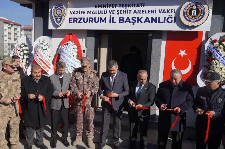 Erzurum’da şehit aileleri ve gazilere yeni hizmet binası 