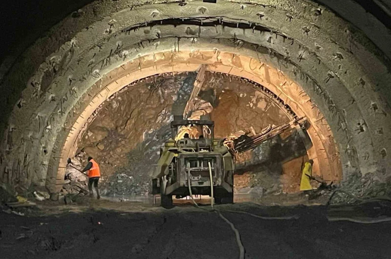Erzurum’da tünel çalışmaları devam ediyor