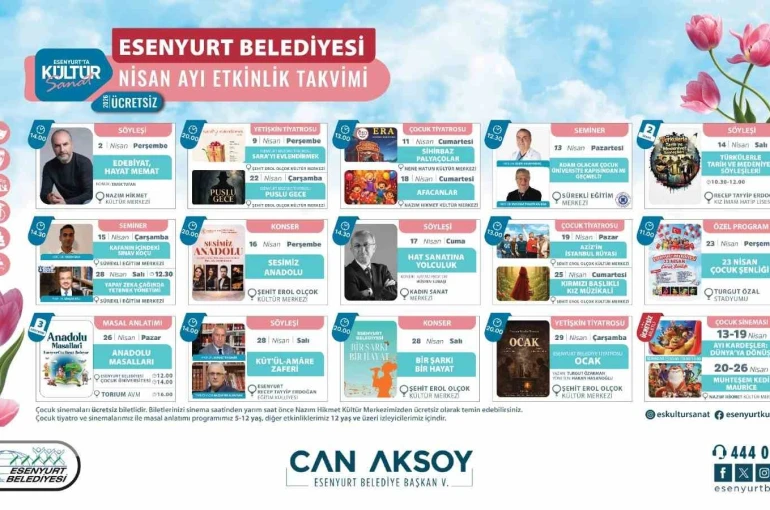 Esenyurt’ta bahar kültür ve sanatla karşılanıyor 