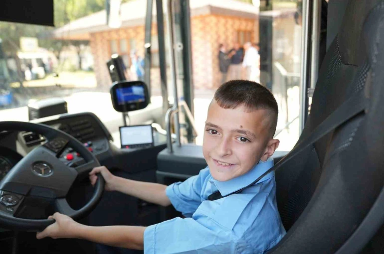 ESHOT, minik Edip’in hayalini gerçeğe dönüştürdü