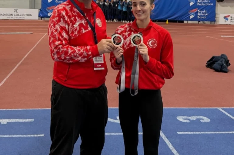 Eskişehirli atletizm sporcusundan Balkan’da altın madalya 