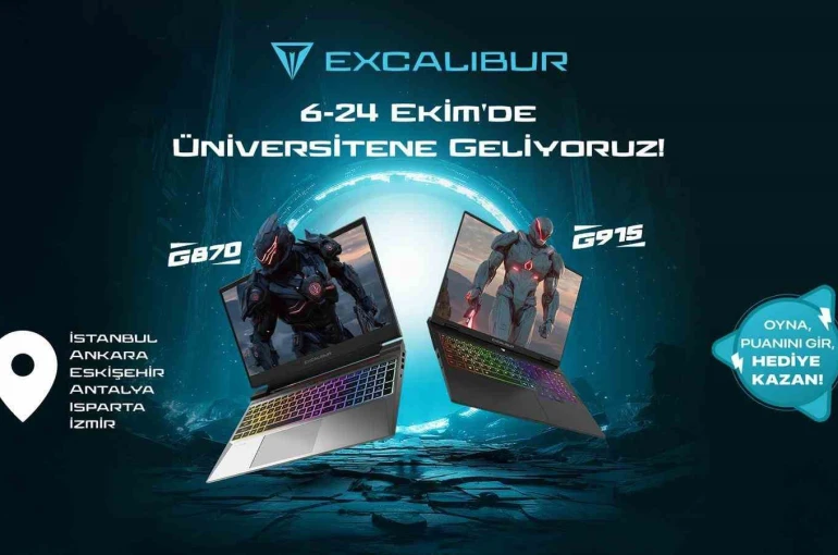 Excalibur, üniversite kampüslerinde gençlerle buluşuyor 