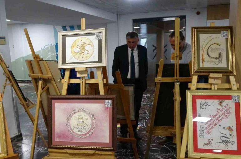 Farabi Hastanesinde Ramazan öncesi anlamlı sergi 