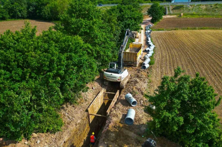 Ferizli’ye 5 bin metrelik hat yeni hat döşeniyor 