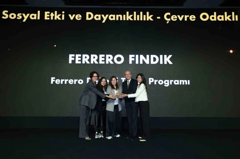 Ferrero Değerli Tarım Programı, iyi tarım uygulamalarıyla "Sürdürülebilir İş Ödülü" aldı 