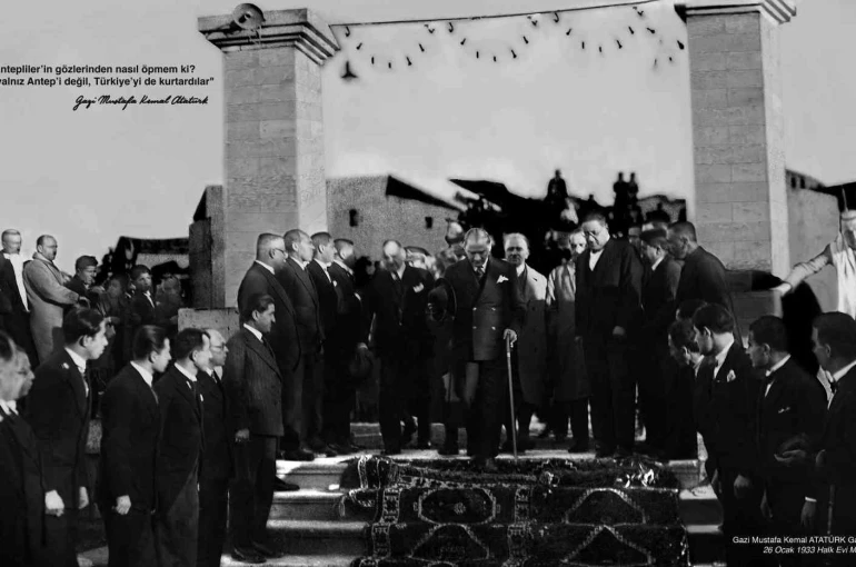 Gazi Mustafa Kemal Atatürk’ün Gaziantep’e gelişinin 93’üncü yıl dönümü 