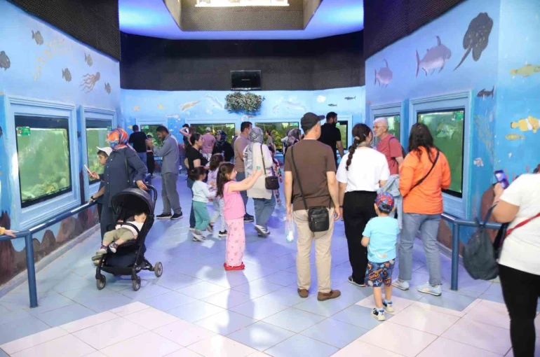 Gaziantep Doğal Yaşam Parkı’nda bayram yoğunluğu 