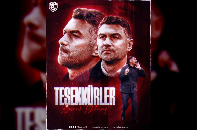 Gaziantep FK’dan Burak Yılmaz’a teşekkür 
