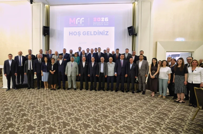 Gaziantep gıda sektörü ve MFF Ortadoğu Gıda Fuarı ortak akıl buluşması gerçekleştirildi 