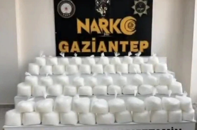 Gaziantep’te 108 kilo uyuşturucu ele geçirildi: 1 gözaltı 