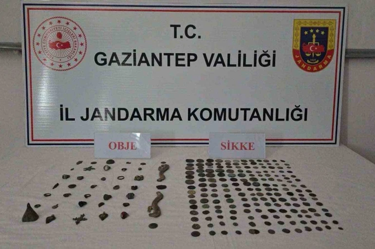 Gaziantep’te 191 adet sikke ele geçirildi: 1 gözaltı 