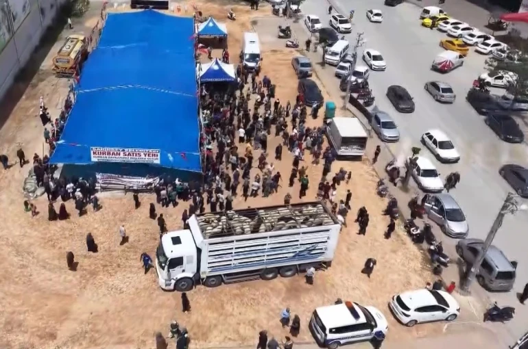 Gaziantep’te kurban pazarlarında dron destekli denetim ve sahte para uyarısı