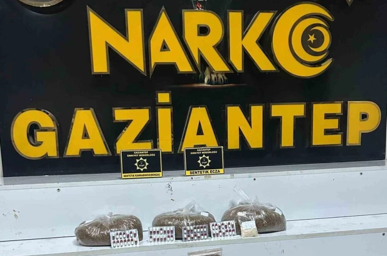 Gaziantep’te uyuşturucu operasyonu: 3 gözaltı 