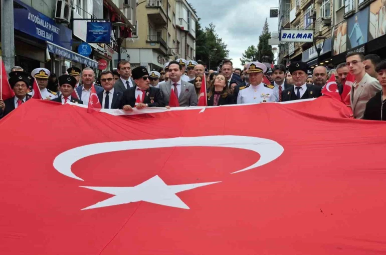 Gaziler Günü kutlaması sağanak nedeniyle gecikmeli yapıldı