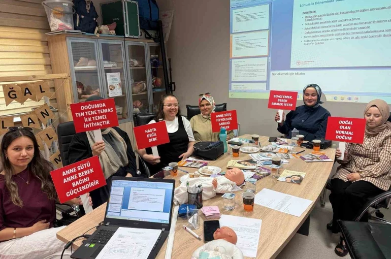 Gebe okulu eğitimleri devam ediyor 