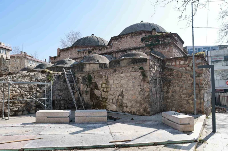 Gebze’deki tarihi Çarşı Hamamı’nda restorasyon çalışmaları başladı 