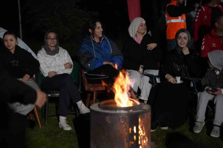 Gençler Samadere Şelalesi’nde bir araya geldi 